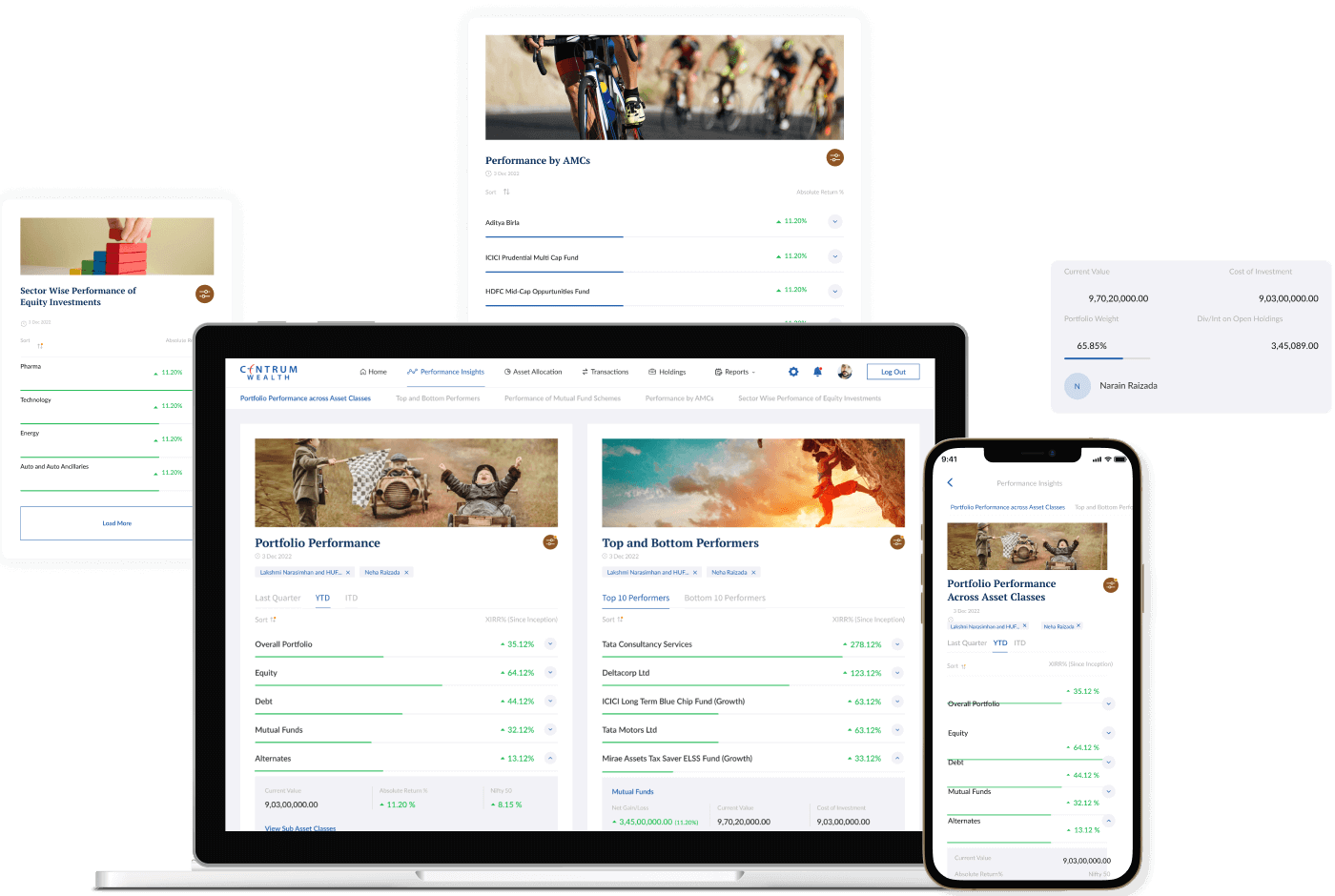 Portfolio Performance in Wealthverse