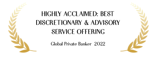 Visual Indicating Highly Acclaimed Best Discretionary & Advisory Service Offering - 2022