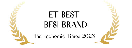 Visual Indicating ET Best BFSI Brand - 2023